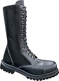 Brandit Phantom 14 Eyelet Boots, Combat Boot Hombre, Negro, 40 EU