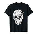 Gato Calavera Gatito Esqueleto Halloween Disfraz Camiseta