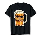 Dark Lager - Taza de cerveza con diseño de calavera Camiseta