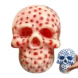 Juguete para Reventar Granos - Fidget Sensorial de Calavera para Estallar Espinillas Infantil,Favoritos De Fiesta De Halloween para Niños Adultos Viajes Escuela Hogar Aula