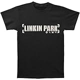 Linkin Park Camiseta Hombre Logo Slim Fit Negro, Negro, X-Large