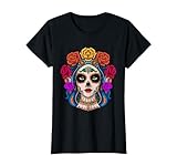 La Catrina Dia De Los Muertos Mexicano Para Mujeres 2024 Camiseta