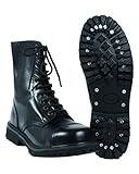 Miltec 10 Agujeros 'Invader', Bota a la Altura de la Pantorrilla Hombre, Negro, 42 EU