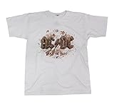 AC/DC Rock Or Bust - Camiseta para Hombre, Hombre, Camiseta, 1010408-XL, Blanco, Extra-Large