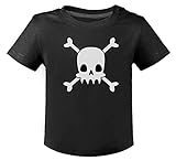 Green Turtle T-Shirts Camiseta para niños - Estampado Calaveras Niños en Halloween 18M Negro