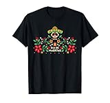 Dia De Los Muertos calavera de azúcar floreada regalo Camiseta