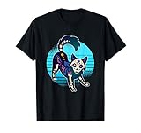 Disfraz de Gato Calavera de Azúcar Camisa de Gato Calavera Camiseta