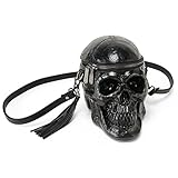 Killstar Grave Digger Skull - Bolso de mano, diseño de calavera