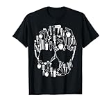 Regalo de calavera de peluquero para peluquero Camiseta