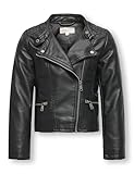 ONLY Faux Leather Jacket KOGFREYA Faux Leather Jacket Black 140 Black 1