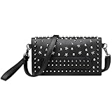 Ro Rox Hesperia clutch Bolso Estrella Tachas de Piel Sintética Gotico Chic