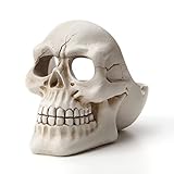 Cenicero de cabeza de esqueleto retro para decoración del hogar y la oficina, cenicero de estilo gótico vintage, cenicero de calavera 3D, figura de esqueleto, adorno personalizado creativo para
