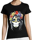 latostadora Camiseta Manga Corta Catrina para Mujer - Negro S - Ref. 432154-P