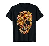 Calavera Khokhloma Camiseta