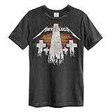 Metallica Amplified Collection - Master of Puppets Revamp Hombre Camiseta Gris Marengo S