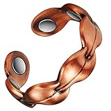 YINOX Anillo de Cobre magnético para el diseño Floral Ajustable de la Mujer de la Artritis Sano (CPR-0938)