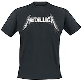 Metallica Spiked_Men_bl_TS: L Camiseta, Negro (Black Black), Large para Hombre