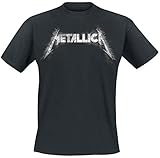 Metallica Spiked_Men_bl_TS: L Camiseta, Negro (Black Black), Large para Hombre