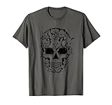 Cabeza De Gato Calavera De Gato Regalo De Calavera Camiseta