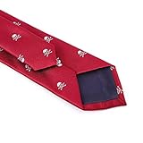 PRETYZOOM Corbata De Calavera De Halloween Corbata Con Motivo De Calavera Corbatas De Fiesta Corbata Del Festival De Fantasmas Corbatas De Halloween Corbata De Esqueleto Paseo Hombre