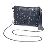 Miss Lulu Bolso Clutch Calavera, Bolsos de Mujer Góticos, Bolso de Mano de Fiesta Elegante, Estilo Gótico, Ideal para Eventos Nocturnos y Casuales