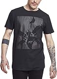 MERCHCODE Camiseta para Hombre Linkin Park Street Soldier Tonal tee, Hombre, Camiseta, MC153, Negro, Extra-Small