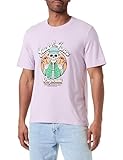 JACK & JONES Jorcoconut Skull tee SS Crew Neck Camiseta, Lavender Frost, XS Hombres