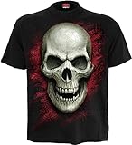 Spiral Gothic Runes - Brilla en la Oscuridad Hombre Camiseta Negro M