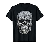 Calavera Ilustración Arte Motivo Gráfico Calavera Camiseta