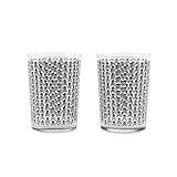 SCALPERS HOME | Vasos de Cristal Transparente | Juego de 2 Vasos de Sidra | Capacidad de 520 ml | Diseño con la Calavera de Scalpers | Fabricados en Cristal