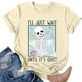 Camiseta deportiva de calavera para mujer, camiseta de manga corta, cuello redondo, fiesta, tiempo libre, camiseta para correr, camiseta de secado rápido, transpirable, camiseta de verano divertida