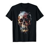 Disfraz de Calavera Halloween Spooky Art Calavera Camiseta