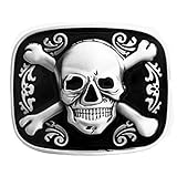 Hebilla de la bandera pirata - calavera - hebilla para cinturón
