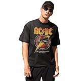 AC/DC MEACDCRTS035 Camisetas, Negro, M para Hombre