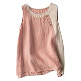 Genérico oferta flash del dia Camiseta Sin Manga Mujer Camisetas Azul Marino De Algodon Calaveras Tshirt Oversize Verano Primavera Chaleco Camisa Brillo Off Shoulder Crop Top Blusa Lentejuelas Tallas