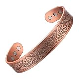 ARYIMYDP Pulsera Magnética de Cobre, para Hombre y Mujer, Ajustable, Ideal Como Regalo para Fiestas, Aniversarios y Cumpleaños