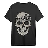 Comic Studio Camiseta| Calavera De The Goonies | Negro | M T-Shirt, Unisex