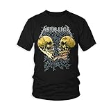Metallica Metts25mb01 Camiseta, Negro, S para Hombre