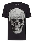 Philipp Plein Camiseta Platinum Cut Cuello Redondo Skull, MTK3610