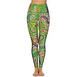 Anceky Leggings de Yoga con Calavera Vintage para Mujer, Pantalones de Yoga con Rosas Rosas y Bolsillo, Mallas de Cintura Alta para Control de Abdomen, Pantalones de Entrenamiento