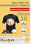 TransOurDream-Papel de Transferencia para tejido oscuro,transfer paper t-shirt printing,vinilo HTV,Mejora 3.0,A4 10 Hojas,Papel Transfer,Perfecto para fiesta.