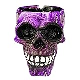 Cenicero de esqueleto de terror, adornos decorativos de calavera, decoración de Halloween para salas de estar, restaurantes y hoteles