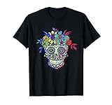 Sugar Skull Dia De Muertos Calavera Day Of The Dead Camiseta