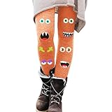 Leggings elásticos de Halloween para mujer, con diseño de calavera, calabaza, murciélago, de cintura alta, elásticos, cómodos, para festivales, estampados, entrenamiento, deportes, yoga, ropa interior
