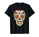 Dia de los Muertos Día de los Muertos Cráneo de Caramelo Camiseta
