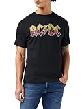 AC/DC Acerca de Rock Tour Camiseta, Negro, L para Hombre