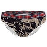 EXEND Calzoncillos para mujer, calaveras, bragas suaves para mujer, multicolor, M