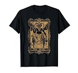 Cartas góticas del tarot de la bruja del diablo Horror oculto Camiseta