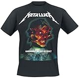 Metallica Hardwired Album Cover_Men_bl_TS: L Camiseta, Negro (Black Black), Large para Hombre