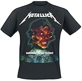 Metallica Hardwired Album Cover_Men_bl_TS: L Camiseta, Negro (Black Black), Large para Hombre